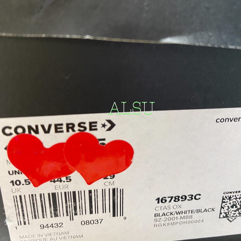 Converse Chuck Taylor Low Peace Print Black Men’s - Picture 10 of 10